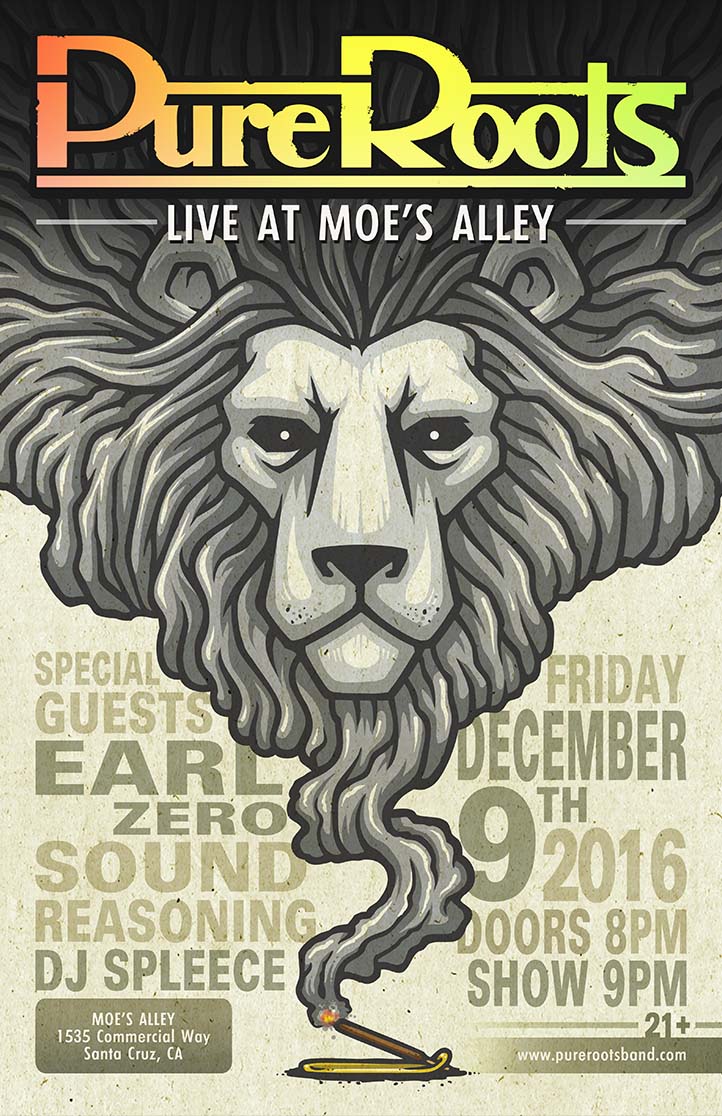 Chump Magic x Pure Roots Poster Art